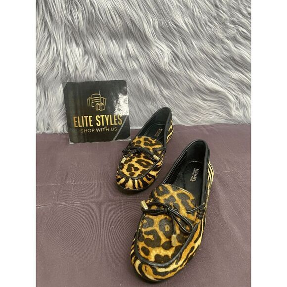 MICHAEL Michael Kors Women's Sutton Moccasin Flat Loafers - Butterscotch 6.5M - Picture 4 of 8